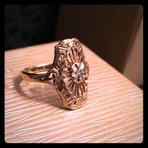 SOLD!!! Art Deco 10k Ring